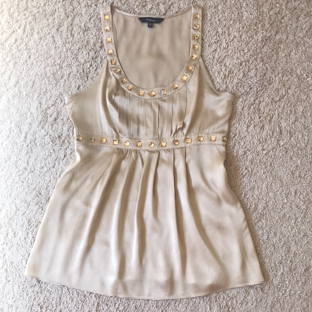 Satin pleated blouse